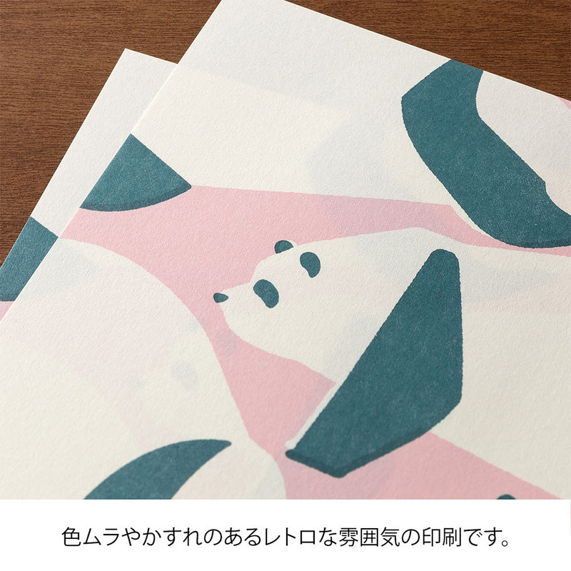 Skrifblokk með pöndum