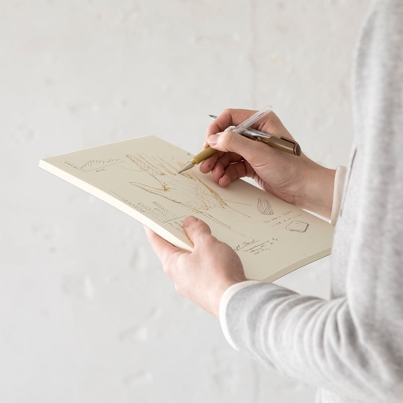 MD Notebook A4 Paper Pad Grid