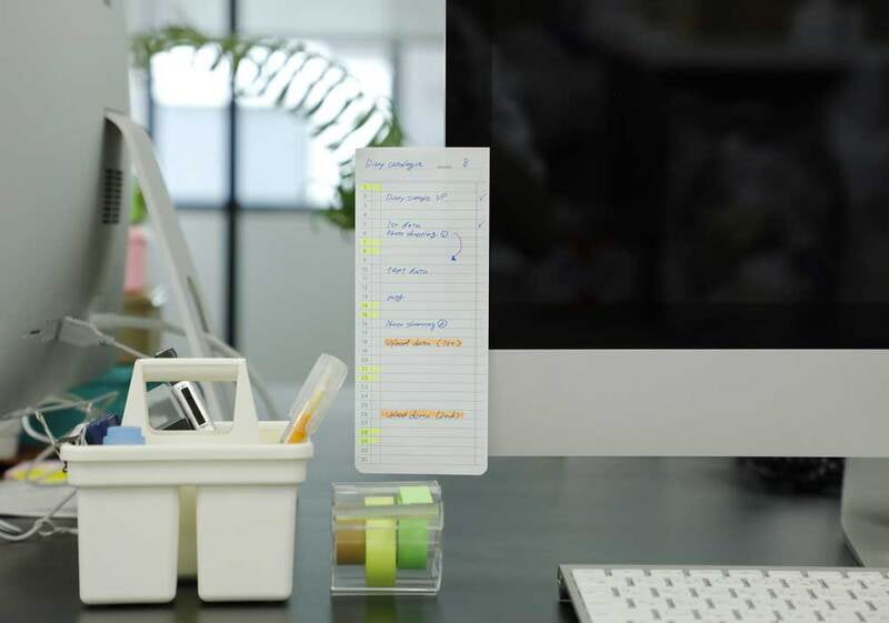 Penco Sticky Memo Pad Monthly White