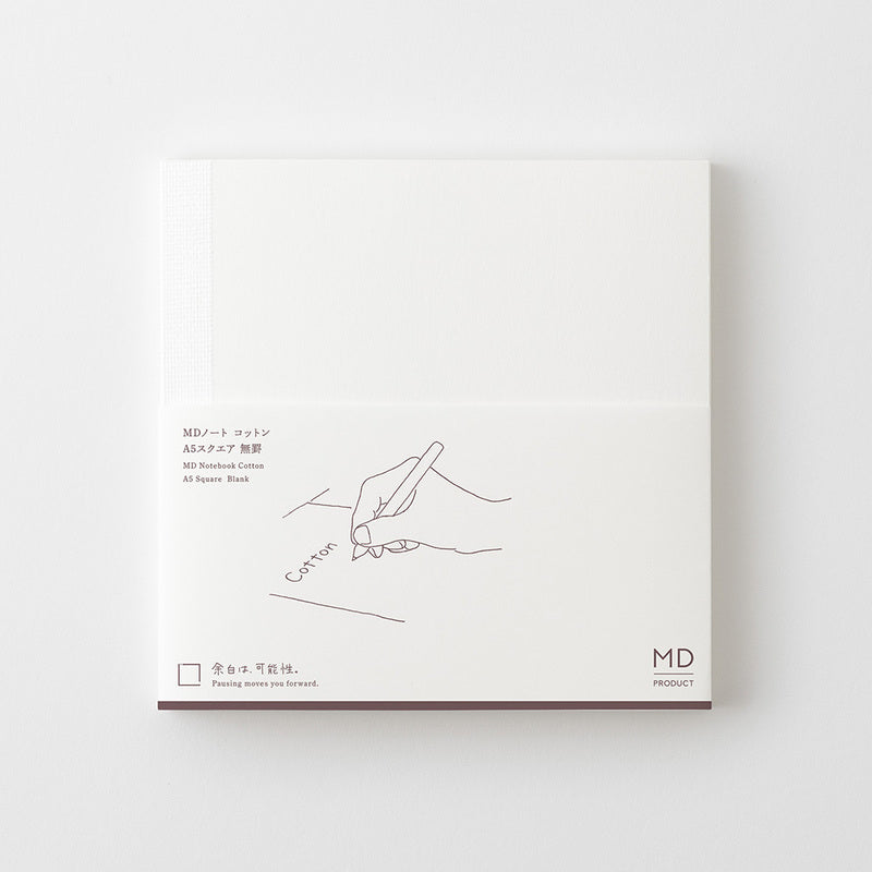 MD Notebook Cotton A5 Square Blank