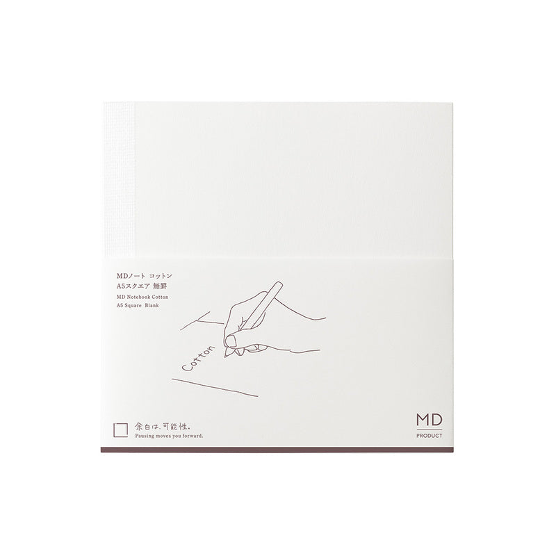 MD Notebook Cotton A5 Square Blank