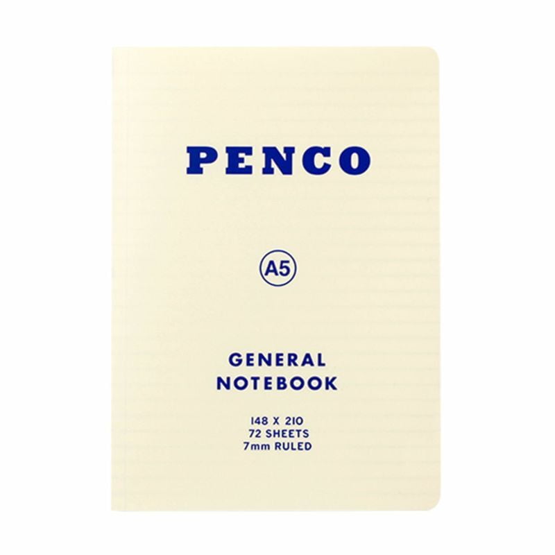 Penco PP línustrikuð glósubók (A5) White