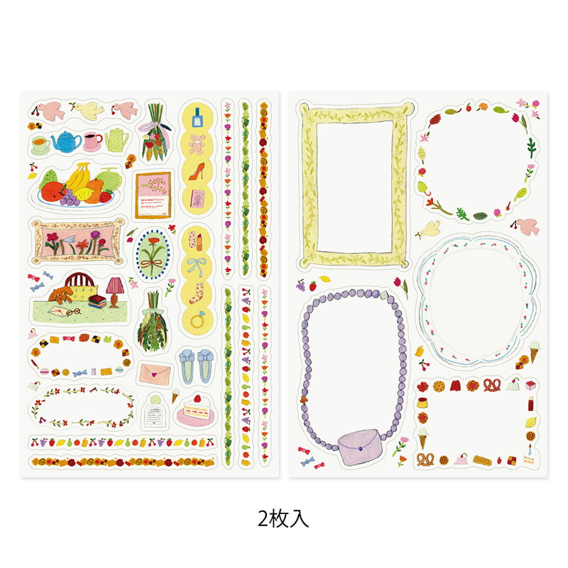 Yuru Log límmiðar (2 spjöld) - lífið mitt