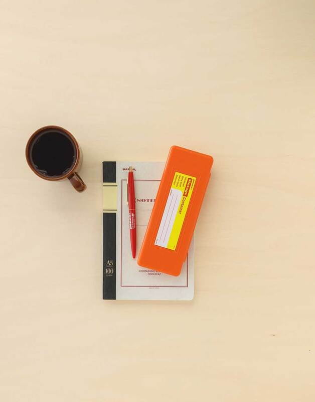 Penco geymslubox (pennaveski) - appelsínugult