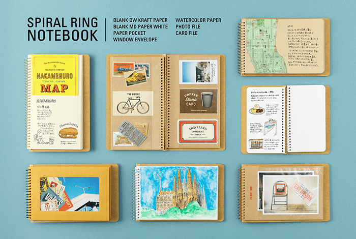 TRC SPIRAL RING NOTEBOOK A6 Slim Paper MD White