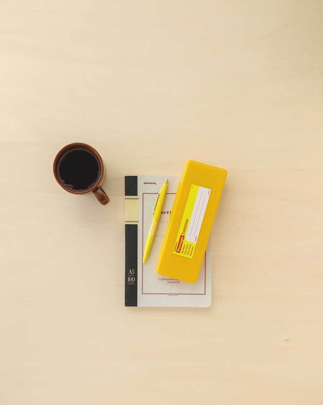 Penco geymslubox (pennaveski) - gult