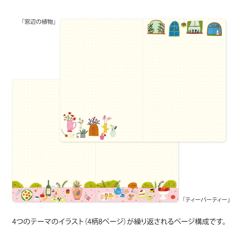 Yuru Log glósubók (B6) - hlutirnir heima
