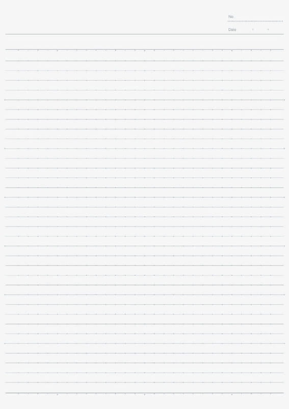 Létt glósubók B5 Dot B Ruled