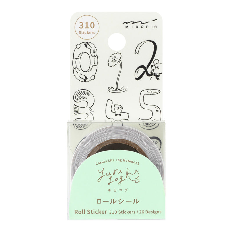 Yuru Log Vol. 3 Roll Sticker - Number