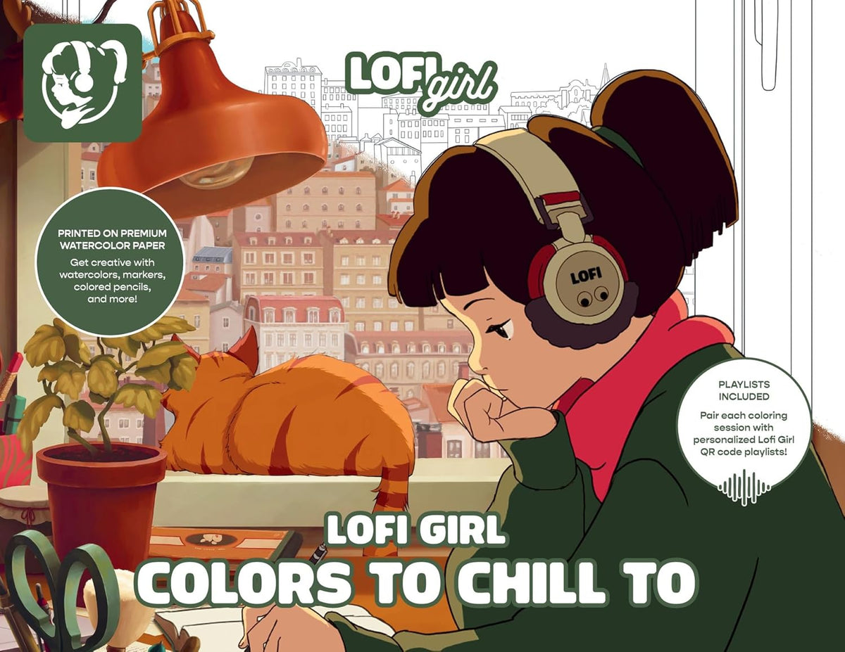 Litabók - Lofi Girl Colors To Chill To