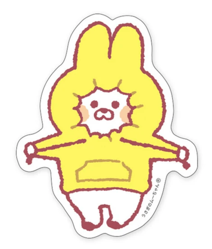 Stór límmiði - Moo-chan