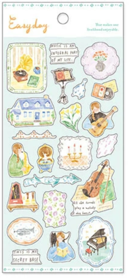 Límmiðar - músík