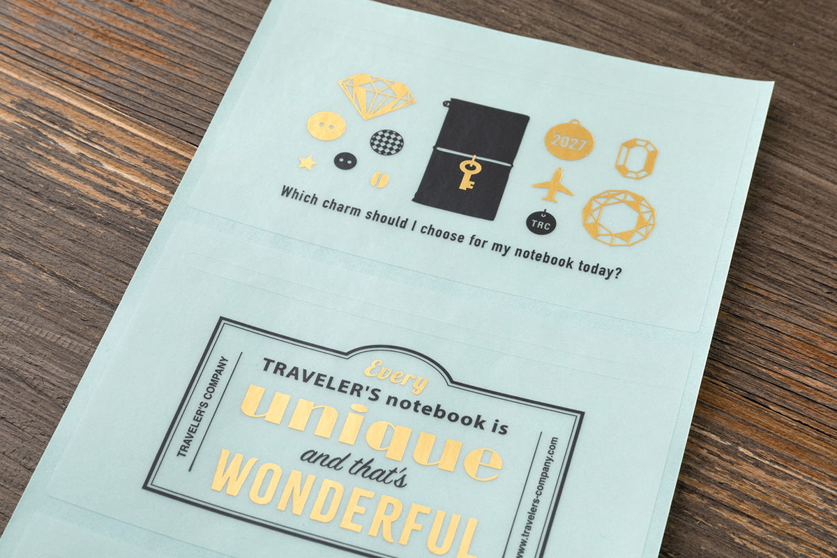 Traveler's Company Customized Sticker Set for Diary 2027 - forpöntun