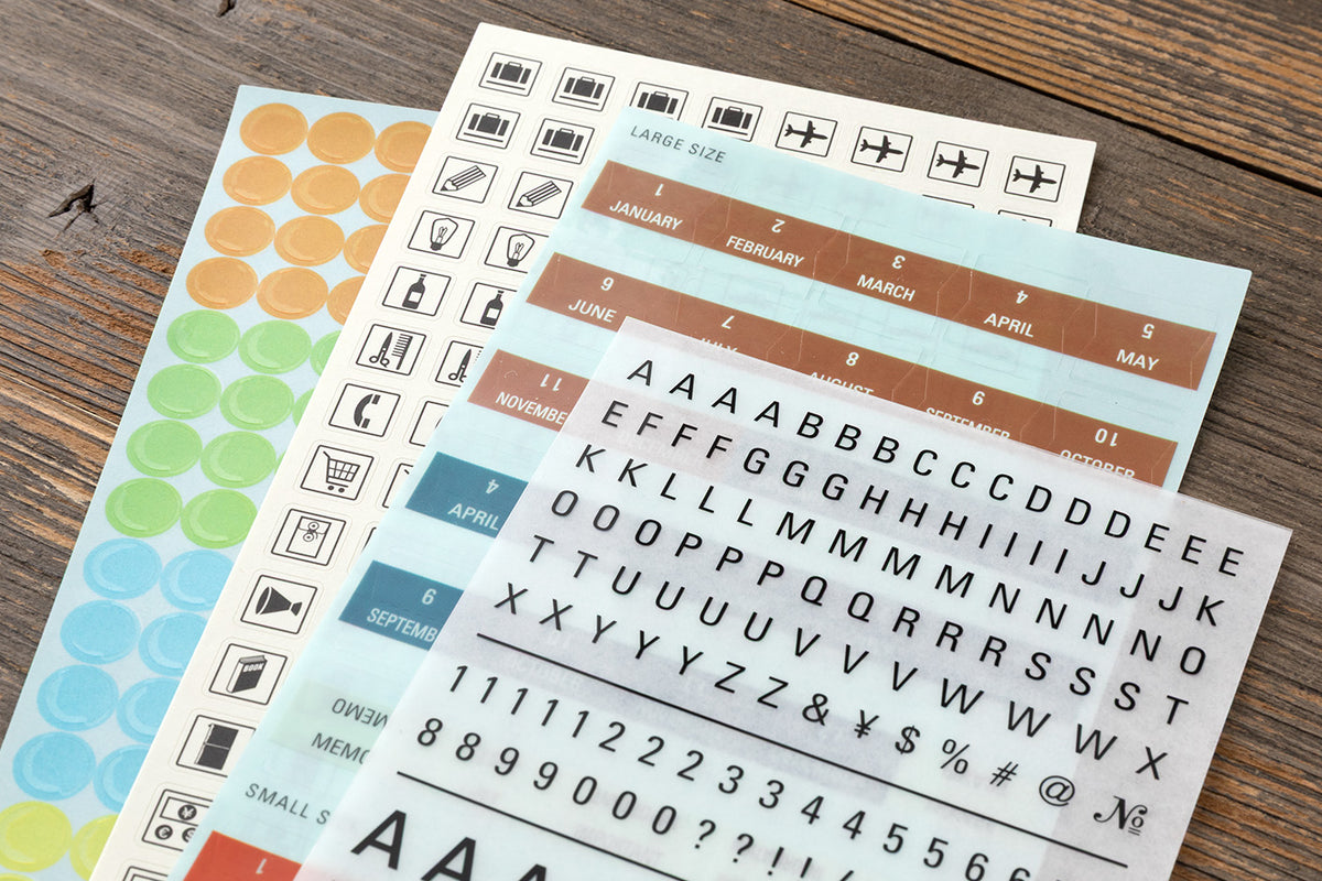 Traveler's Company Customized Sticker Set for Diary 2027 - forpöntun