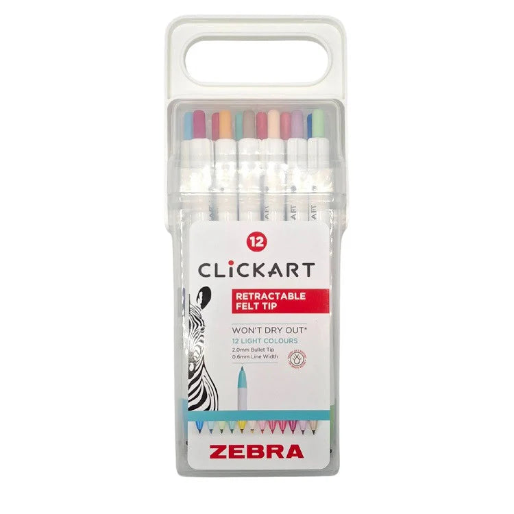 Zebra Clickart litasett - Light Colors