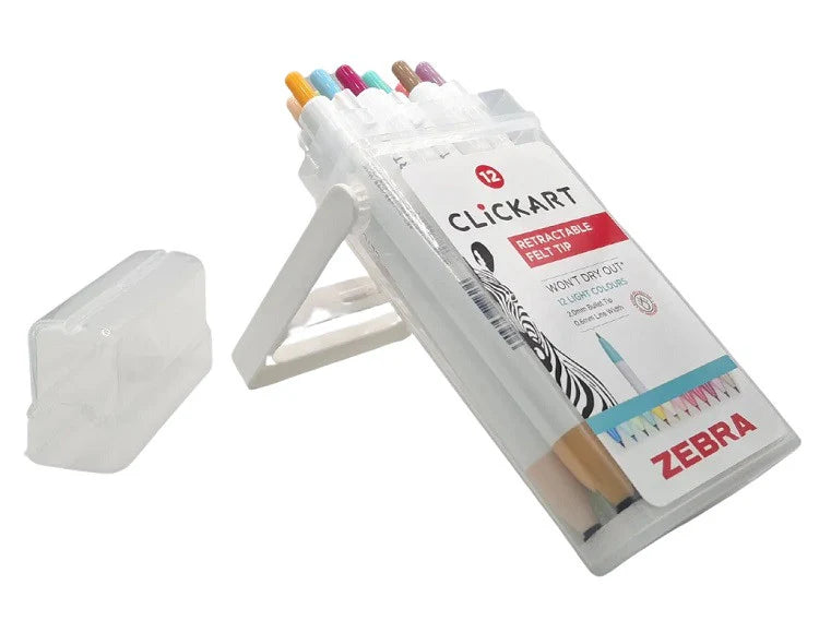 Zebra Clickart litasett - Light Colors