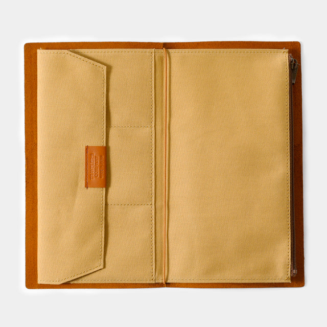 TF Traveler's Notebook Cotton Zipper Case Regular Size - BEIGE