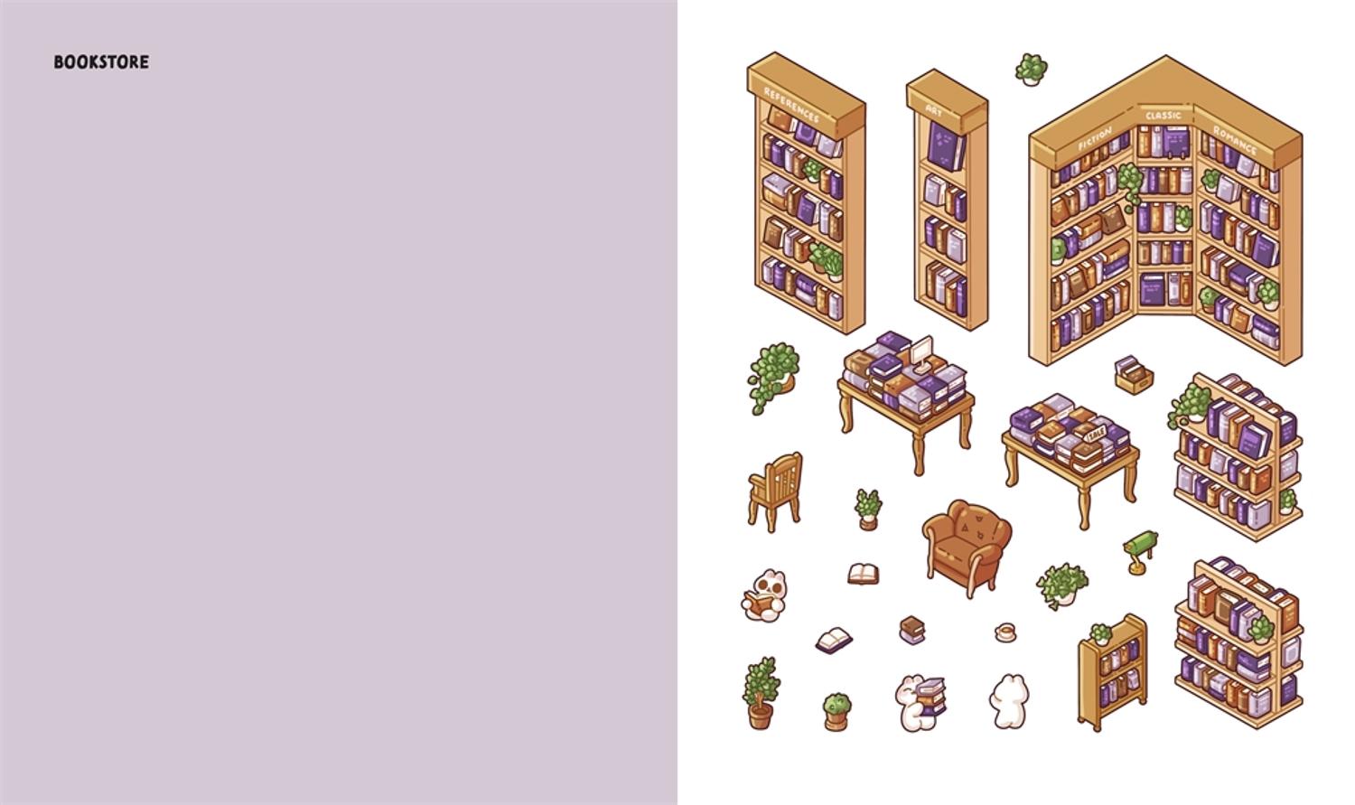 Límmiðabók - litla herbergið (búðu til þinn eigin heim)