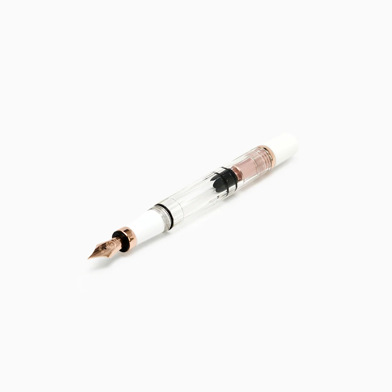 TWSBI Diamond 580 Rose Gold II Fountain Pen White - EF/F/M NIB