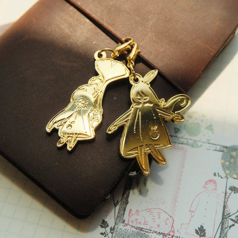 mikan manta brass skraut - floating
