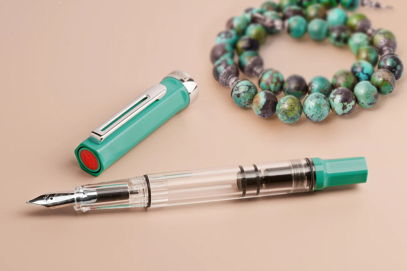 TWSBI ECO PERSIAN GREEN FOUNTAIN PEN - EF/M/B
