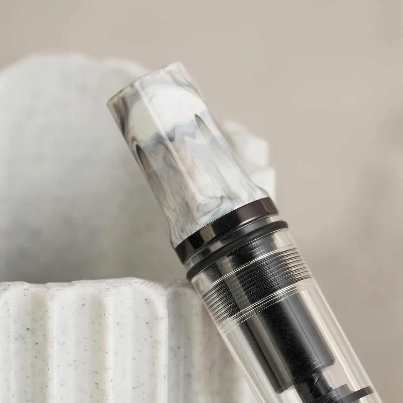 TWSBI ECO CARRARA ONYX FOUNTAIN PEN EF/F/M