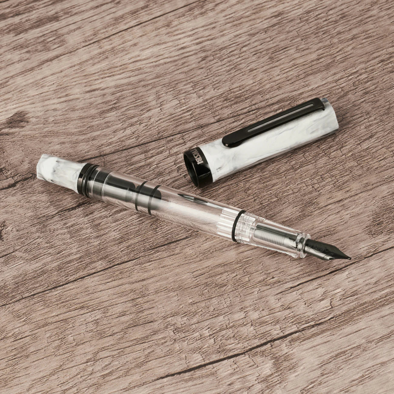 TWSBI ECO CARRARA ONYX FOUNTAIN PEN EF/F/M