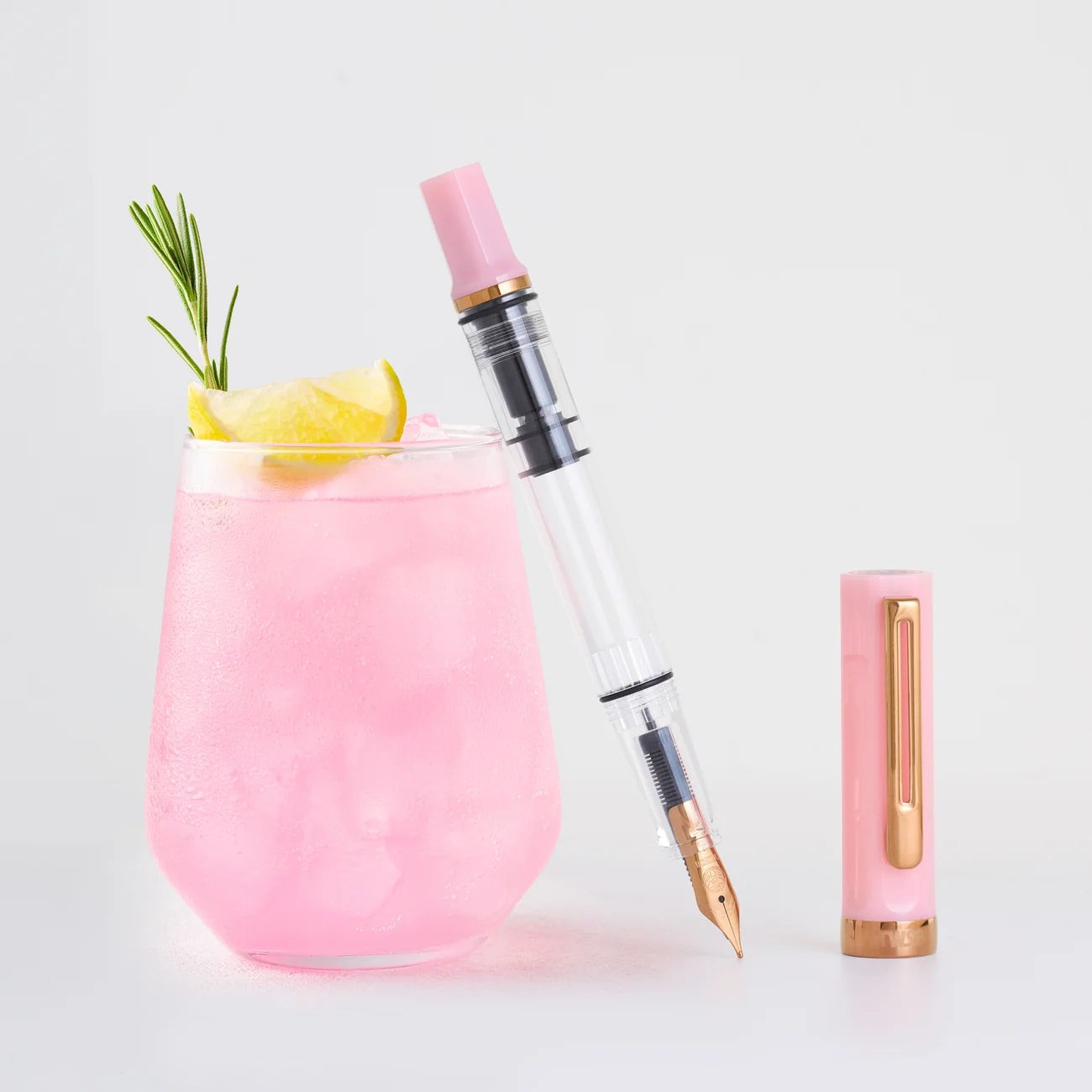TWSBI ECO Pink Lemonade with Bronze Fountain Pen - EF/F/M/B/1.1. NIB