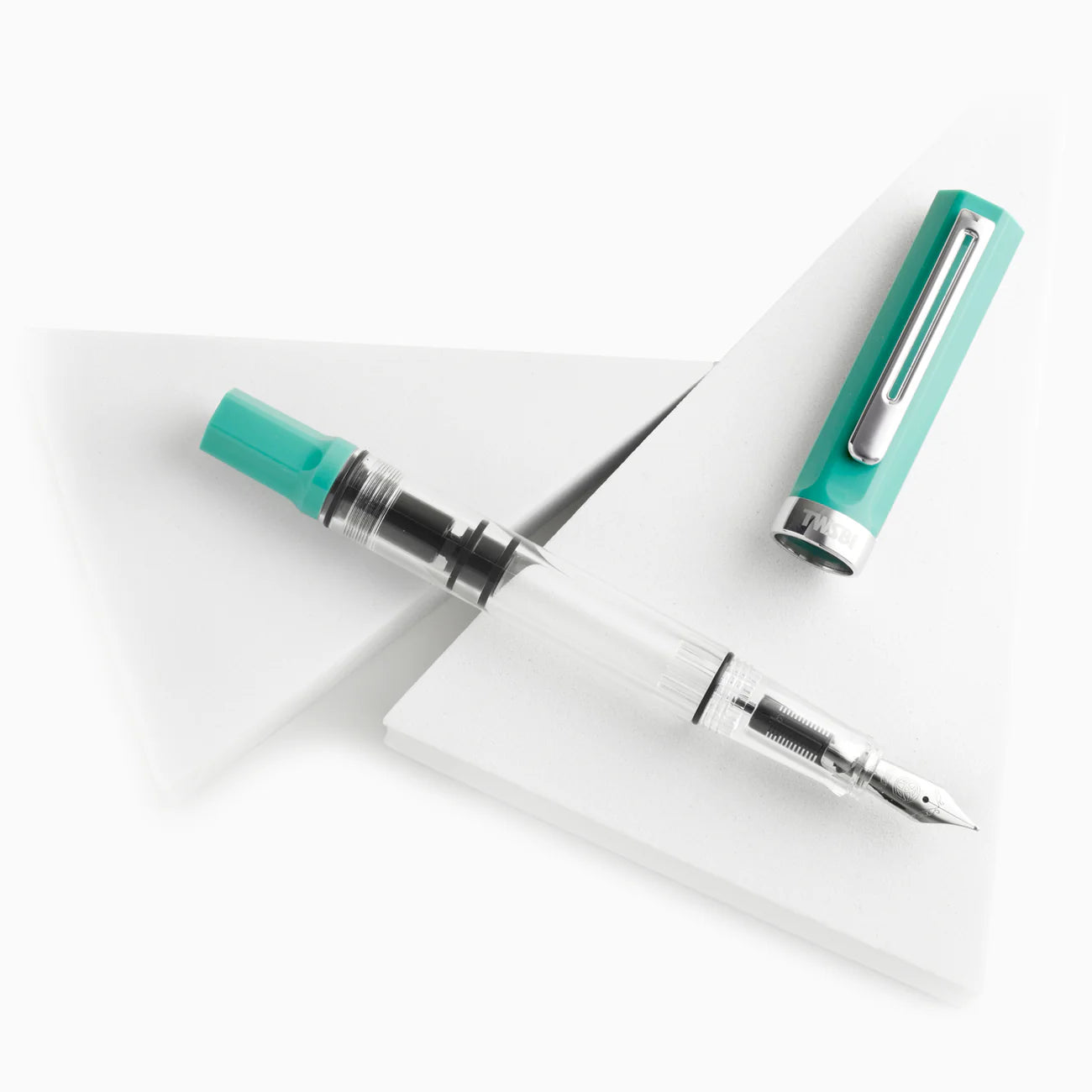 TWSBI ECO PERSIAN GREEN FOUNTAIN PEN - EF/M/B