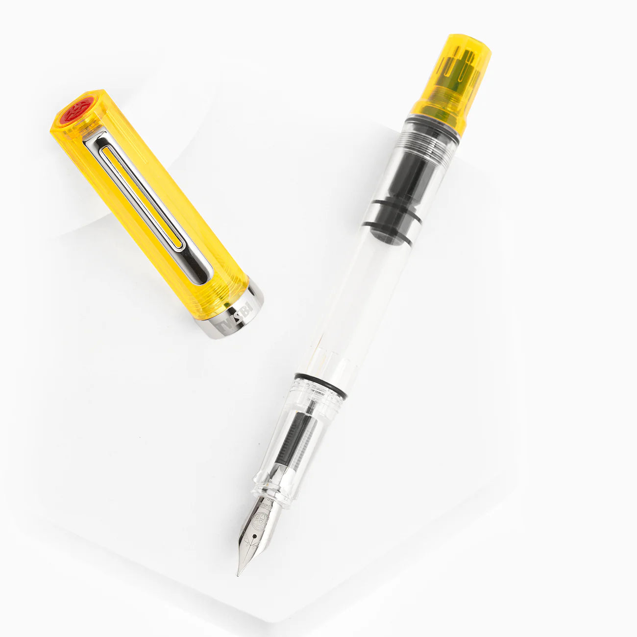 TWSBI ECO TRANSPARENT YELLOW FOUNTAIN PEN - EF/M/B