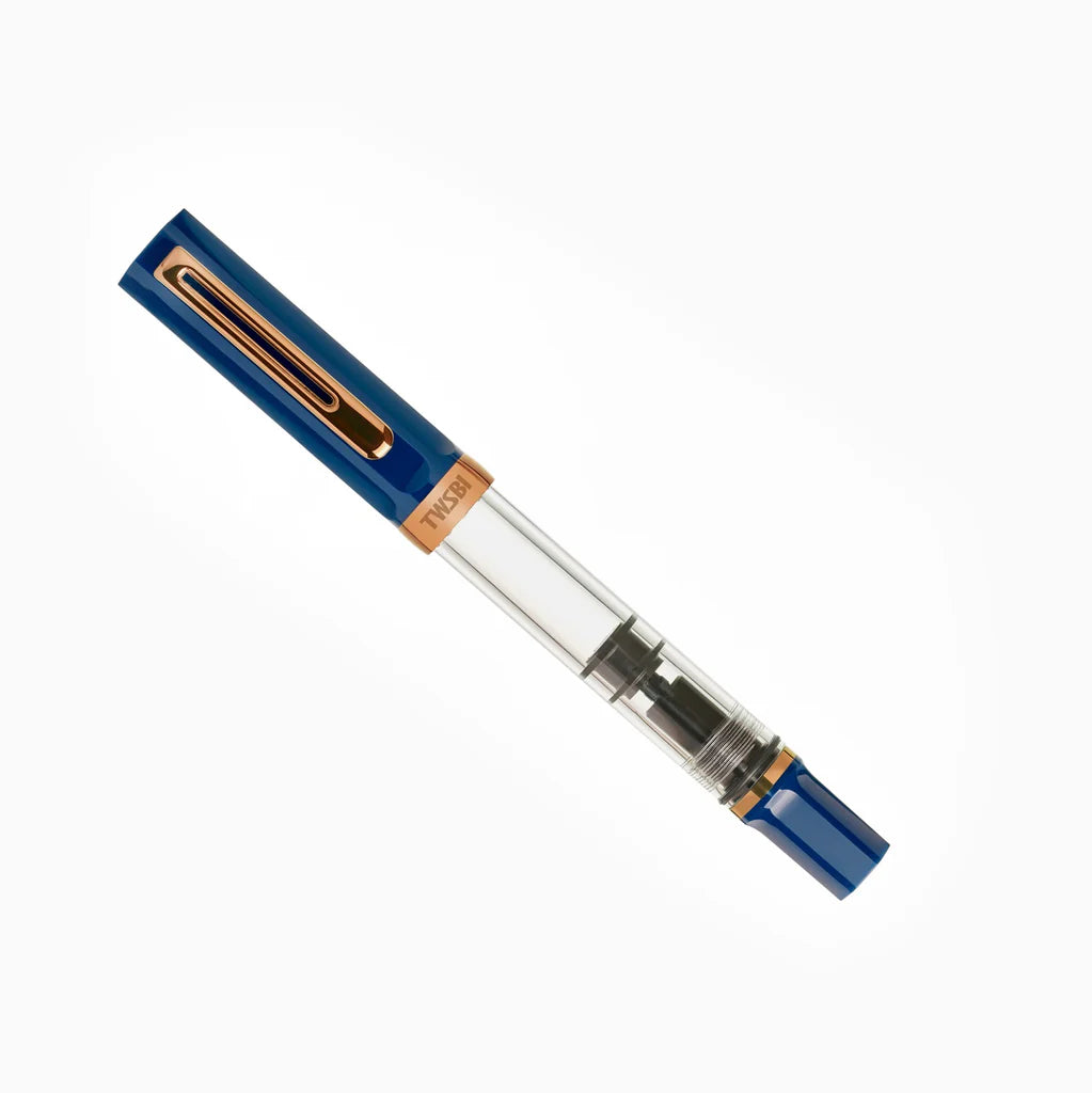 TWSBI ECO INDIGO BLUE WITH BRONZE FOUNTAIN PEN (EF)