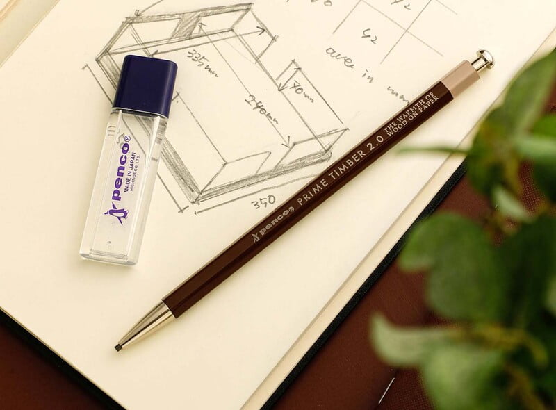 Prime Timber skrúfblýantur 2.0mm (brúnn)