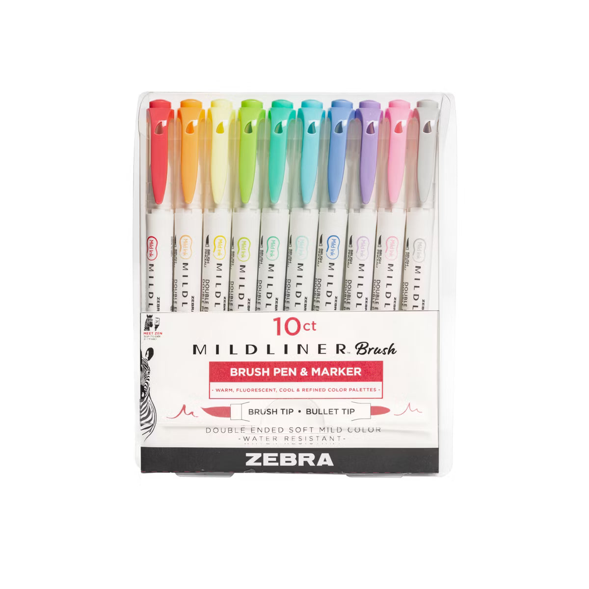 MILDLINER Brush Pen & Marker (10stk)