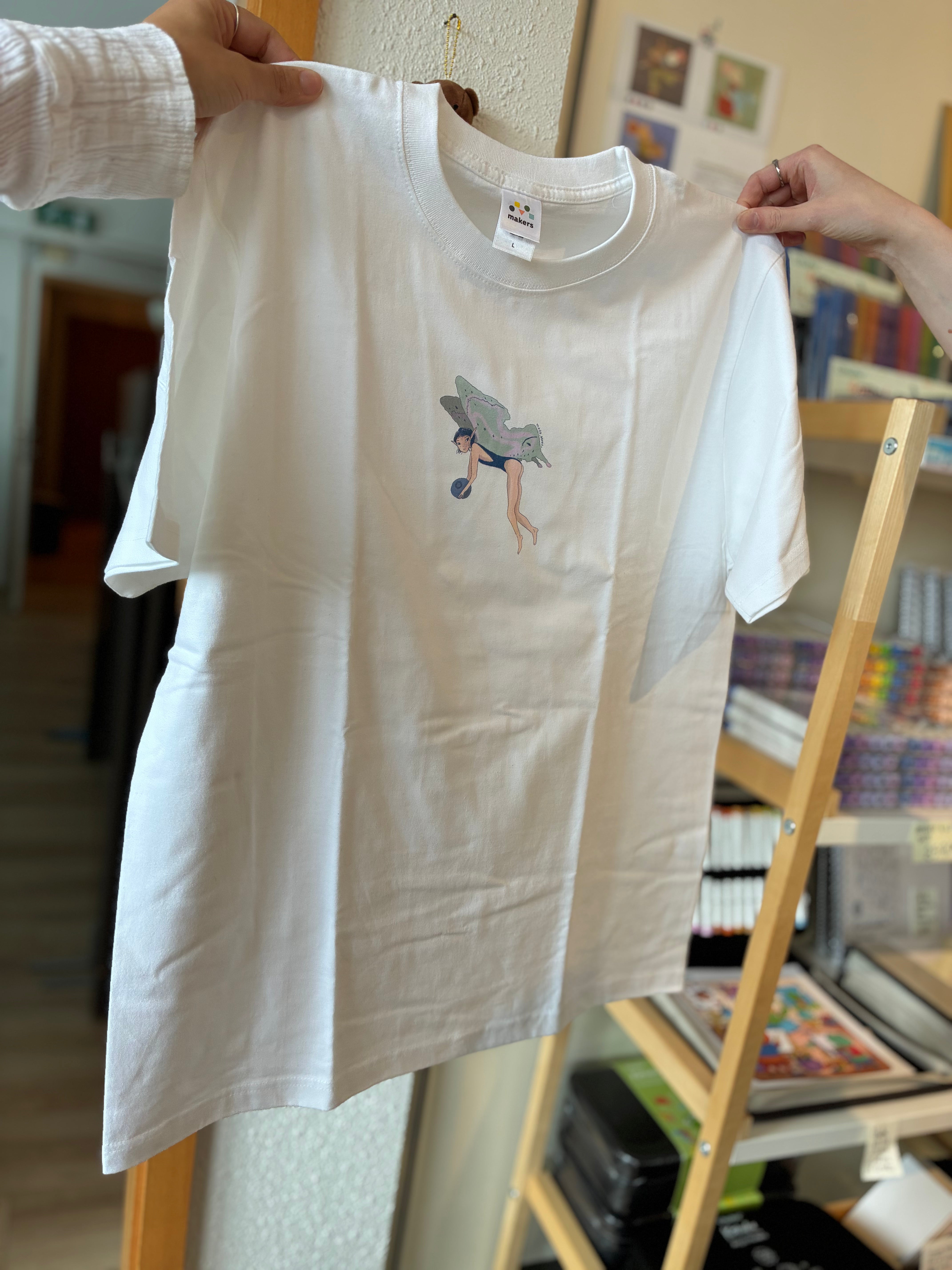 Mada Abreu bolur - Fairy flying (white large)