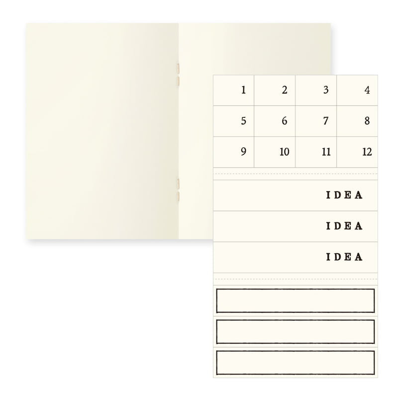 MD Notebook Light A7 - Blank 3pcs pack