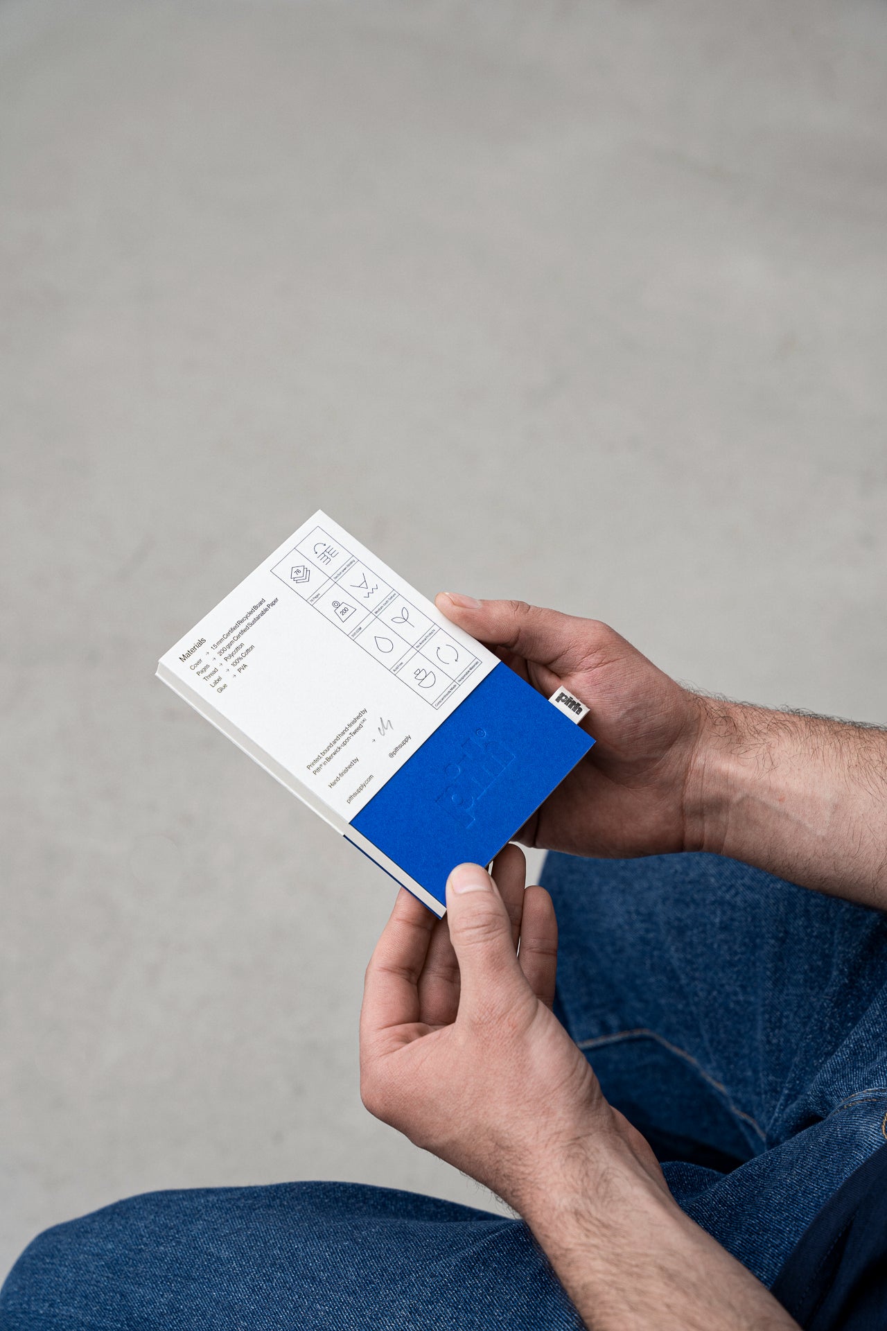 Pith® Kabosu Sketchbook Blue (200gsm pappír - 150x105mm)