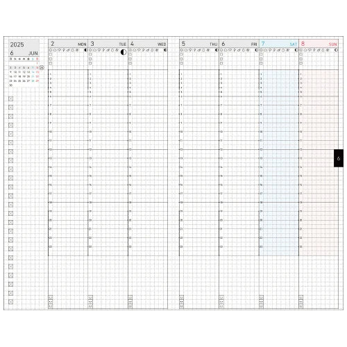 2025 Kokuyo Jibun Techo Lite mini B6 Slim Beige