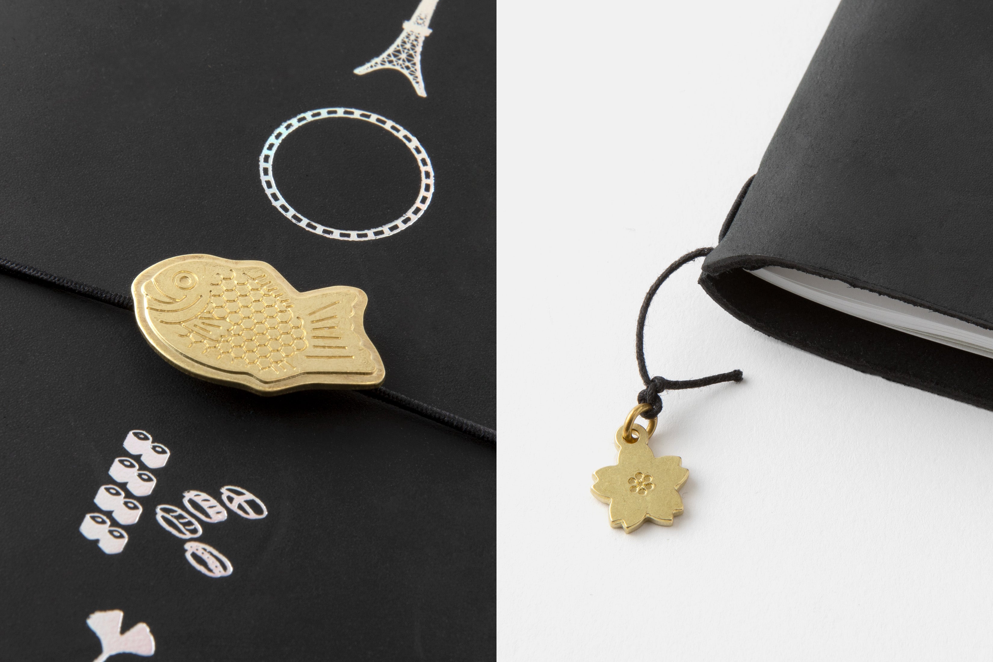 TRC TOKYO Traveler's Notebook Brass Charm TOKYO