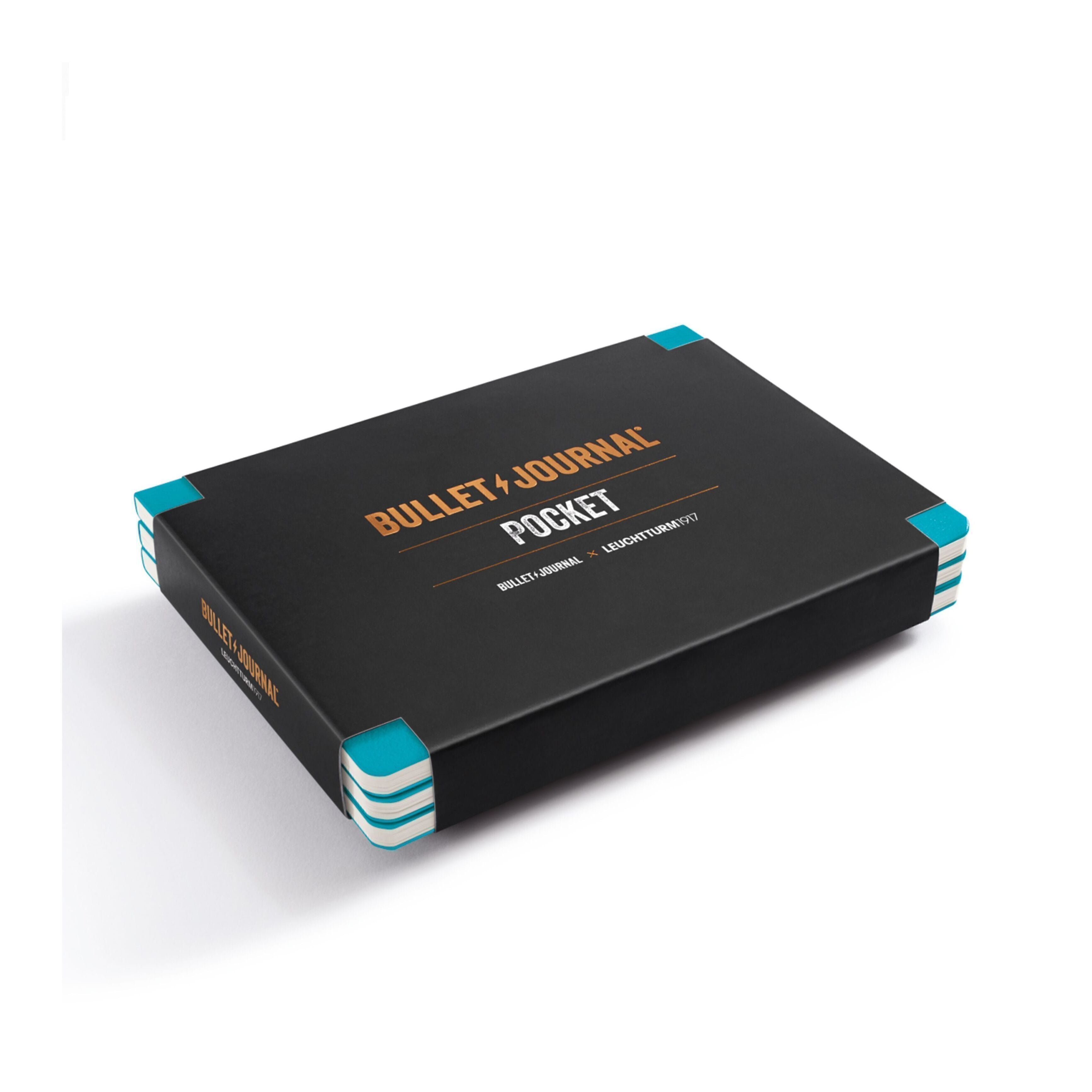 Leuchtturm1917 (Pocket) linspjalda með doppum - túrkis (3 í pakka)