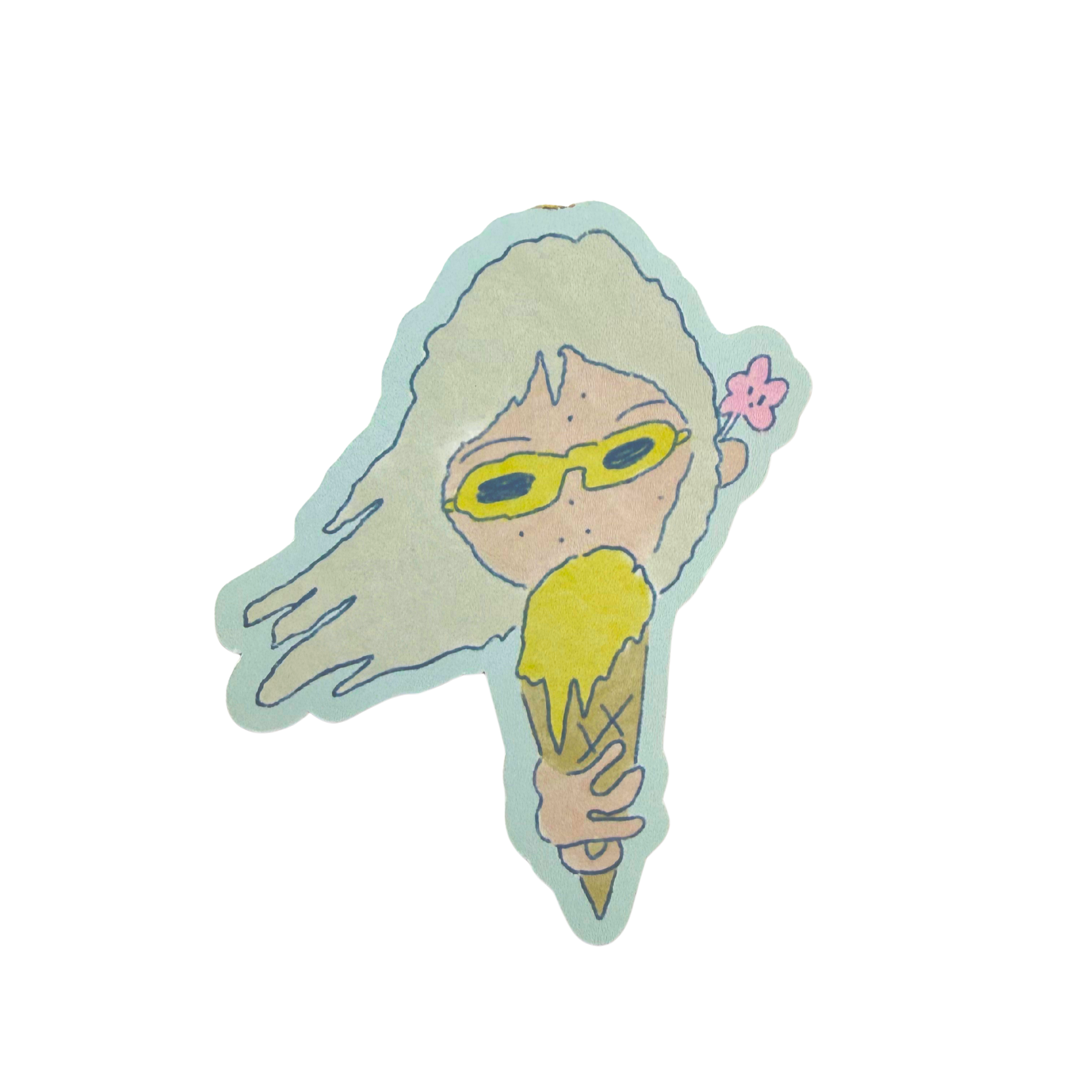 Mada Abreu minni límmiði - ís