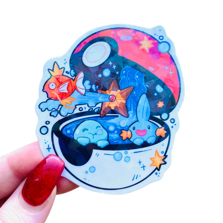 Disadoodles límmiði - Pokemon Water