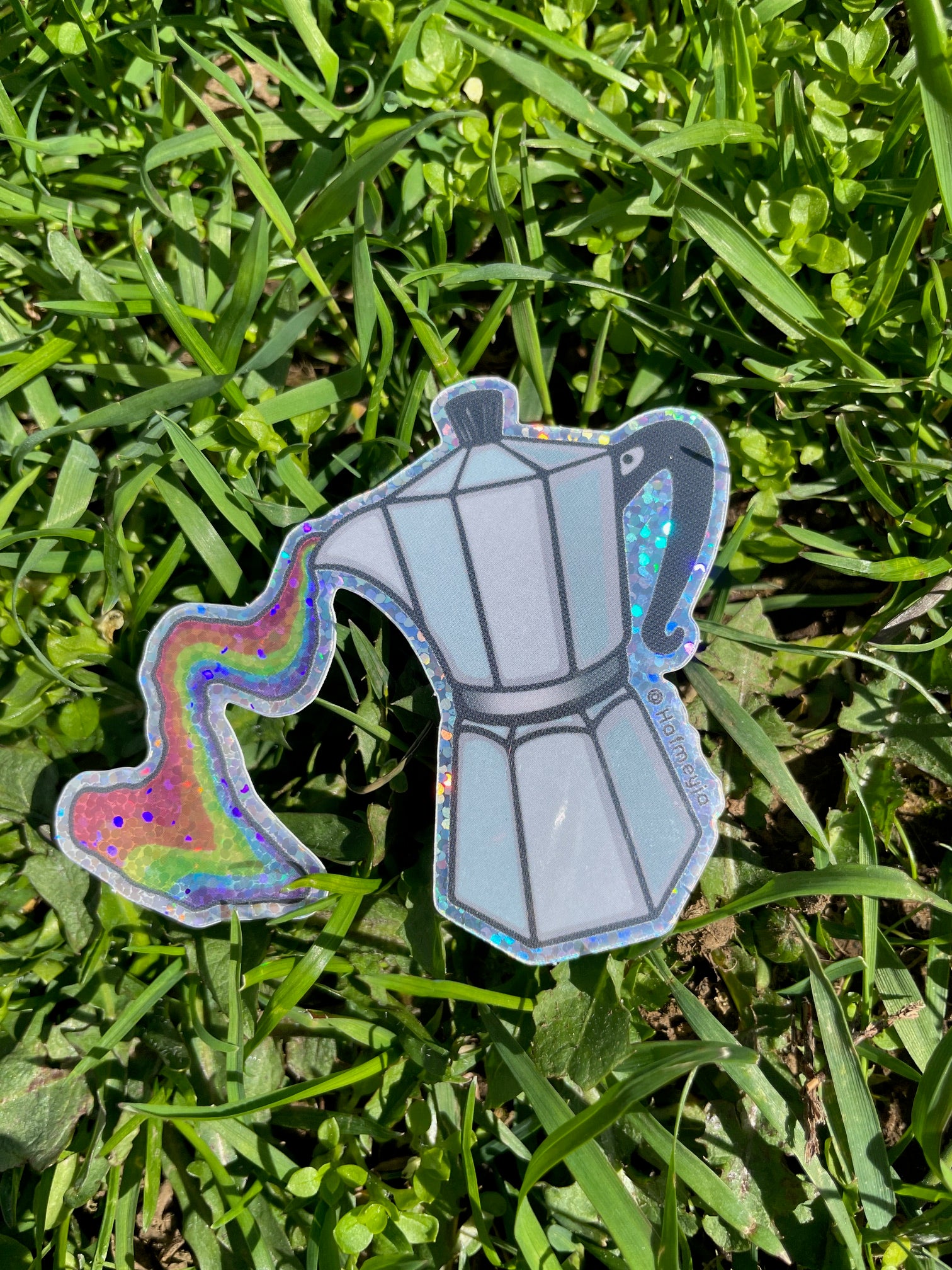 Hafmeyja stickers - Rainbow Coffee