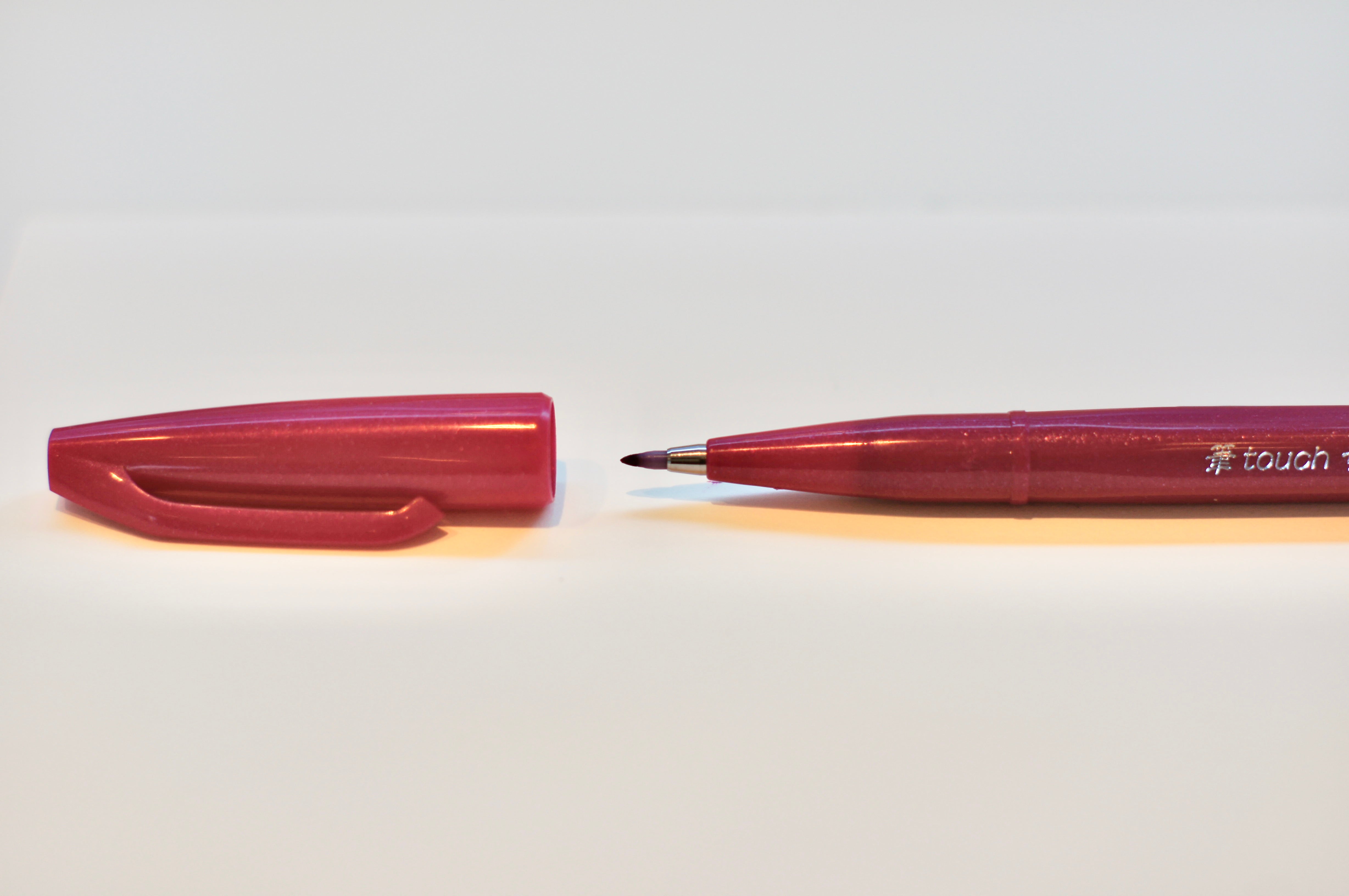 Pentel Fude Touch Brush Sign Pen - margir litir