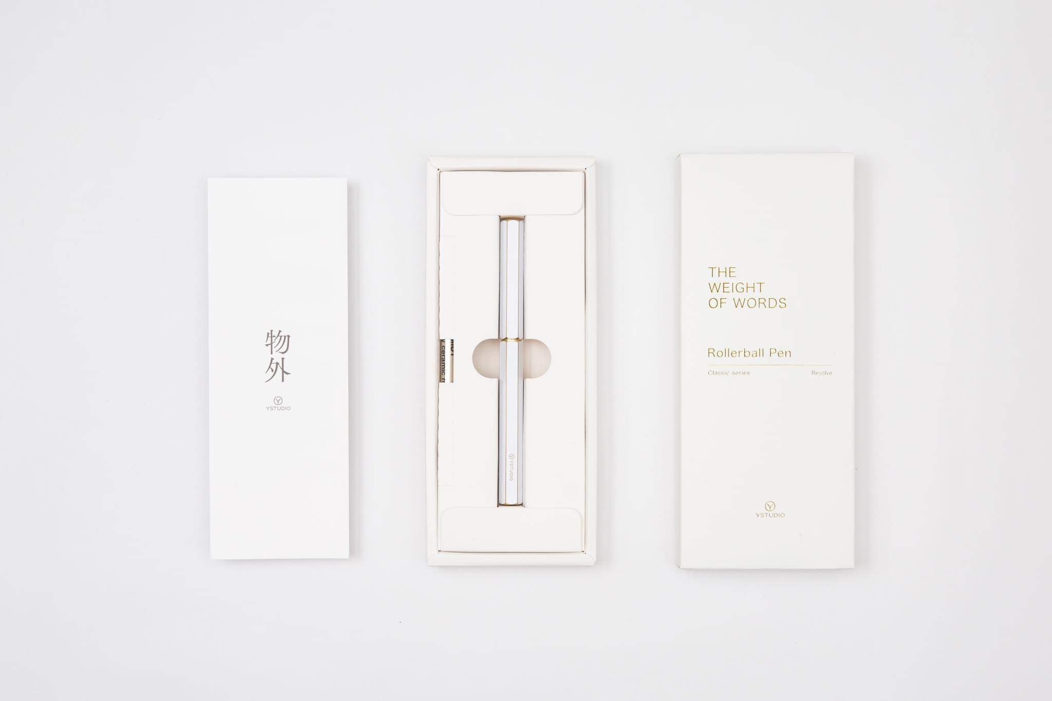 Classic Revolve-Rollerball Pen (White)