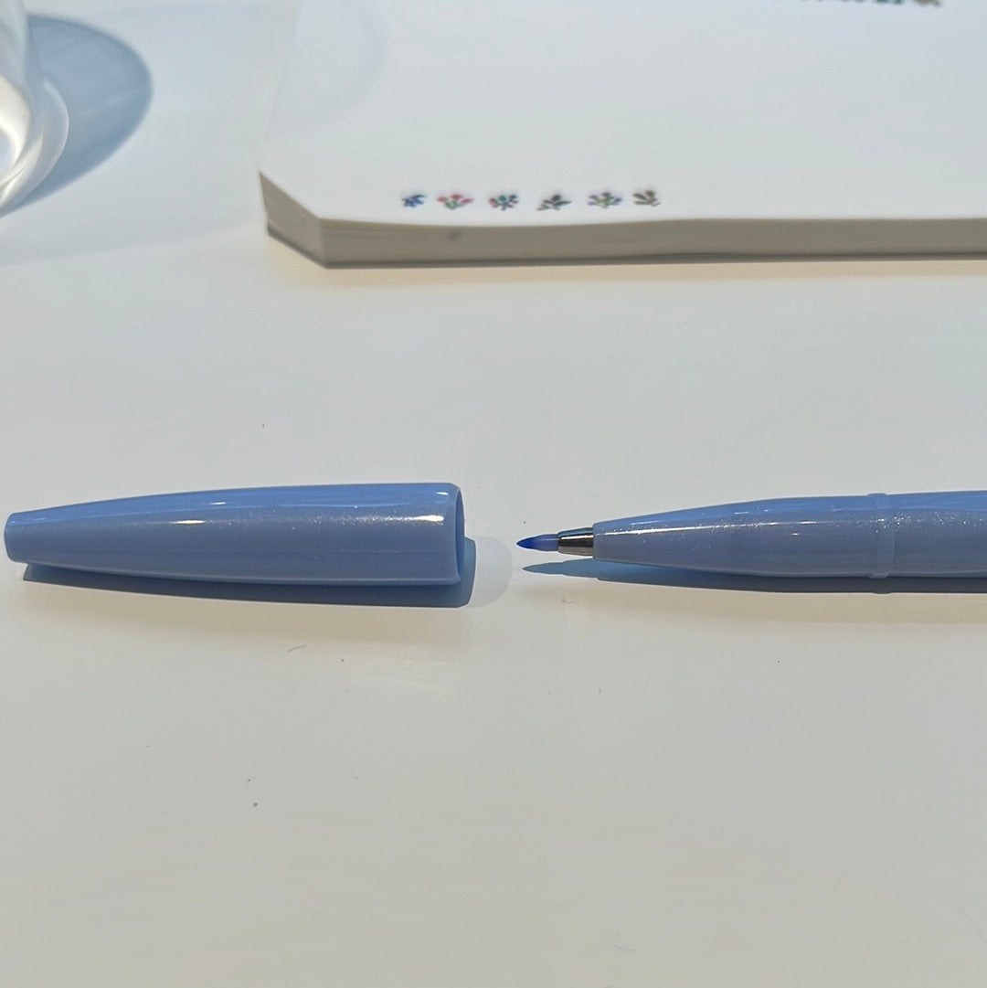 Pentel Fude Touch Brush Sign Pen - margir litir