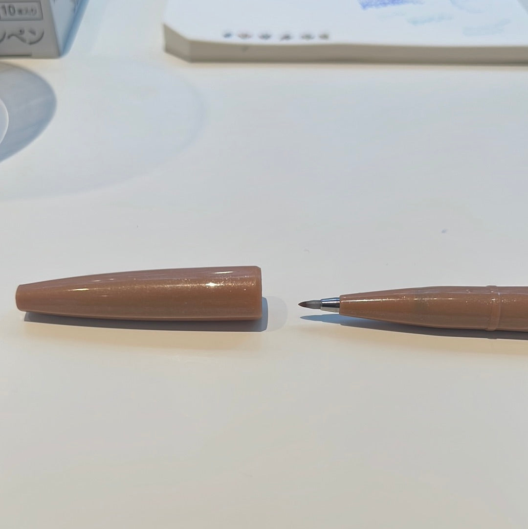 Pentel Fude Touch Brush Sign Pen - margir litir