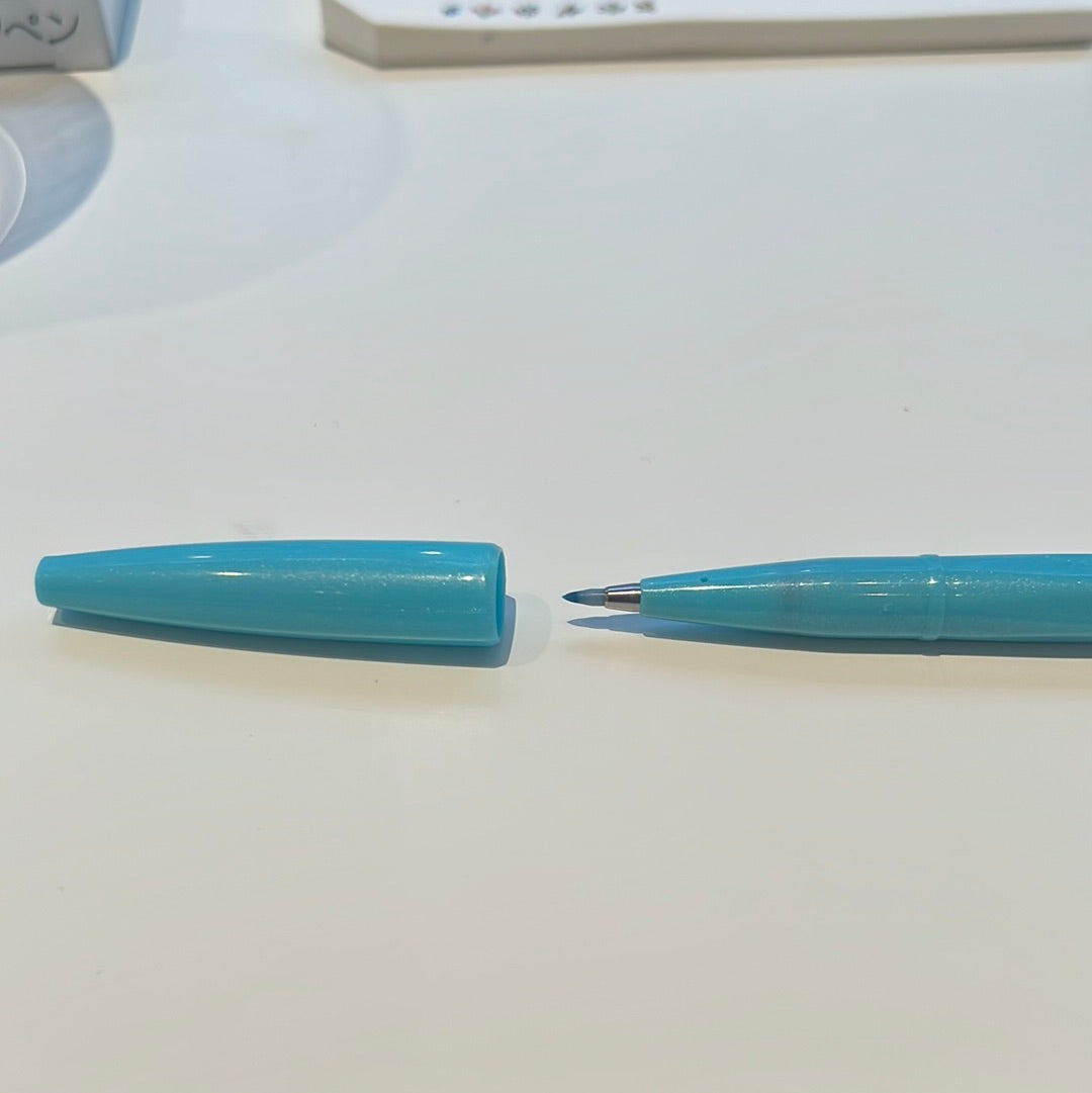 Pentel Fude Touch Brush Sign Pen - margir litir