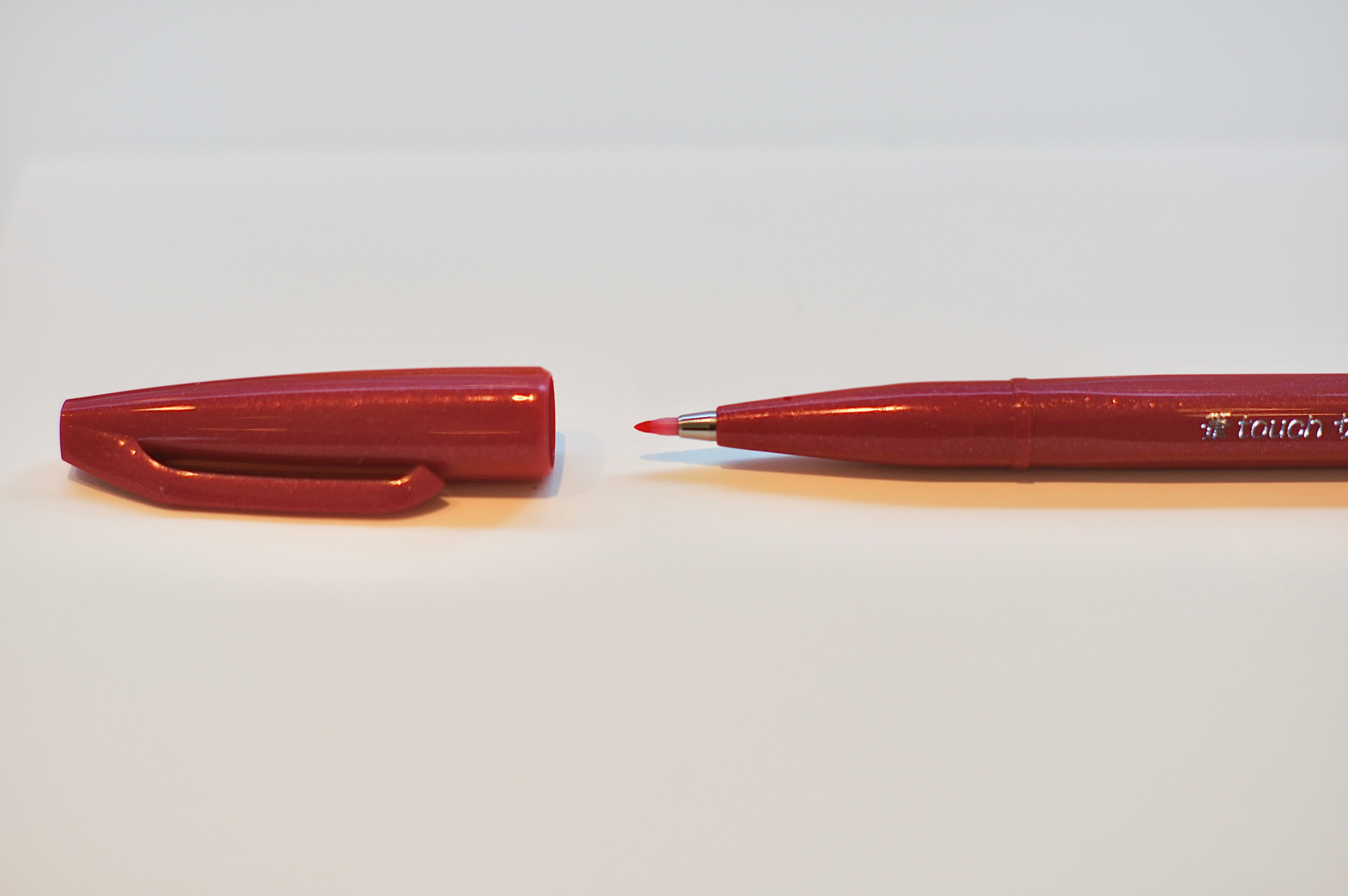 Pentel Fude Touch Brush Sign Pen - margir litir