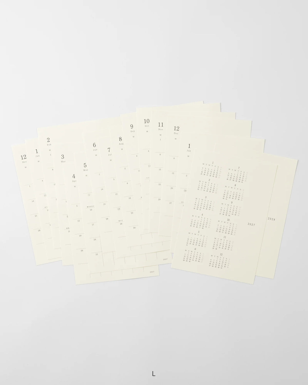 MD Diary Sticker L 2027