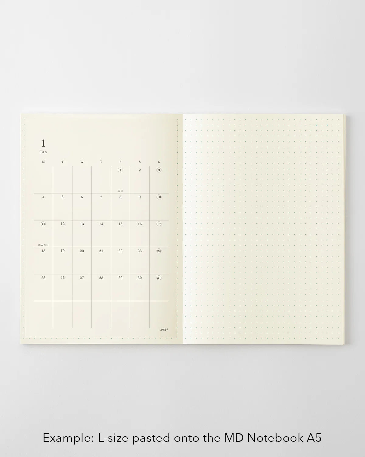 MD Diary Sticker L 2027